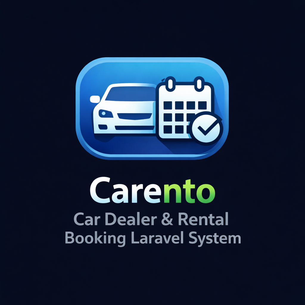 Carento 汽车经销与租赁预订 Laravel 系统源码