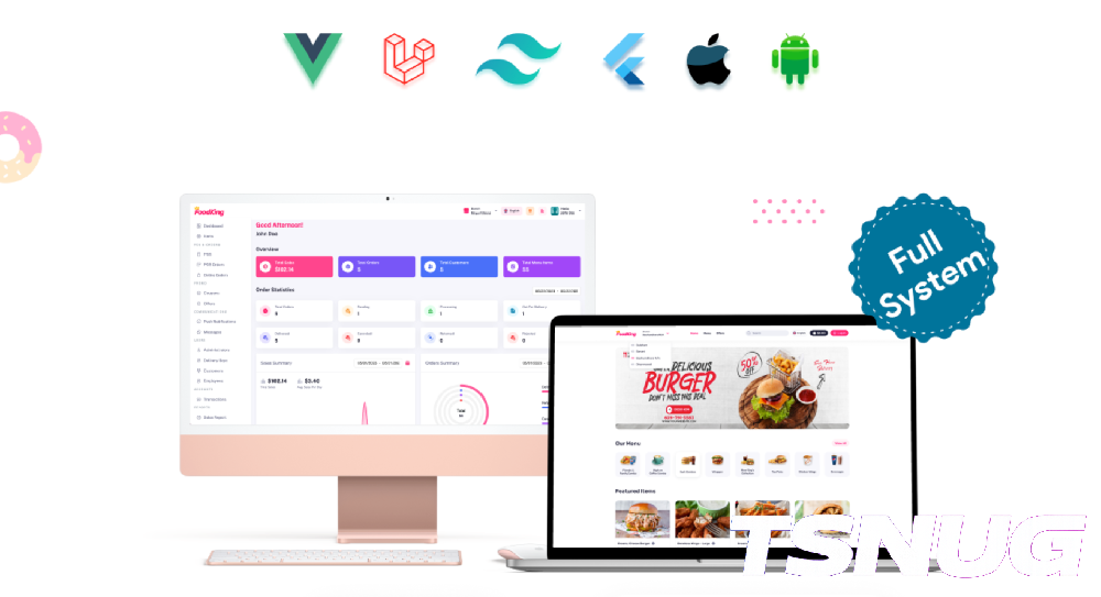 FoodKing 餐厅点餐与外卖配送系统